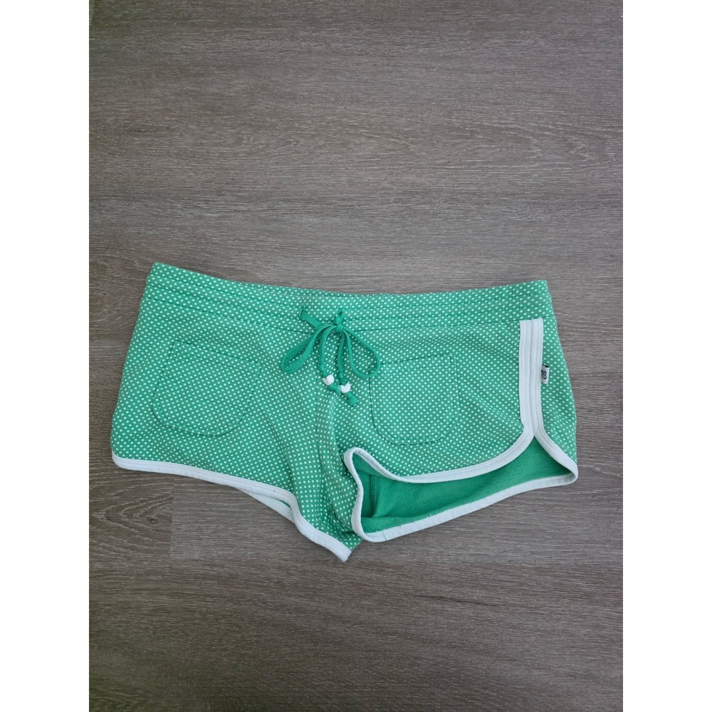Self Esteem Green Polka Dot Dolphin Shorts Heart Drawstring Medium 6247Q800